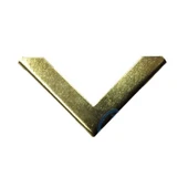 Kitap, Kapak, Menü, Albüm Köşesi, Büyük - 23x40mm, Sarı, 10 Adet - 1