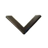 Kitap, Kapak, Menü, Albüm Köşesi, Büyük - 23x40mm, Eskitme, 10 Adet - 1