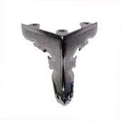 Kelebek Sandık Ayağı, Kutu Ayak 5,5 cm - Nikel, 50 Adet - 1