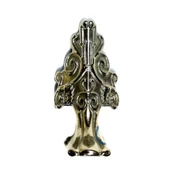 Lükens Sandık Ayağı, Kutu Ayak 4 cm - Nikel, 50 Adet - 1