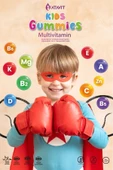 ATAVİT ATAVİT Multivitamin A,C,E,D3,B3.B5.B6.B12.Biotin,İyot Gummıes Kids thumbnail 3
