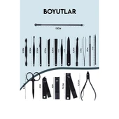 17 Parça  Profesyonel Manikür Seti - 6