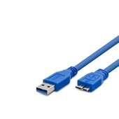 Usb3.0 To Note4 Harddisk Kablosu 50Cm Mavi HDX7503 - 1