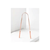 Hijyenik Dil Kazıyıcı Temizleme Dil Sıyırıcı Dil Temizleyici Bakır Hilal - 5