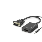 Vga To Hdmı F Çevirici + Audıo 1080P Siyah HDX7794 - 1