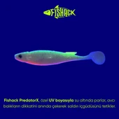 Silikon Sahte Balık - 10g 100mm - Fishack PredatorX - UV Boyalı - Mist thumbnail 3