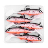 Silikon Sahte Balık - 15g 100mm - Üçlü İğneli - Fishack - UV Boyalı - Ember thumbnail 5