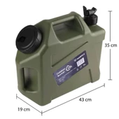 Musluklu Su Bidonu - Madfox Galon Air PE - 19 Litre - Yeşil - 547311 - 1