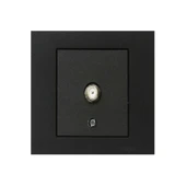 Ovivo Grano Siyah Uydu Tv Prizi F Konektör Çerçeveli thumbnail 2