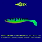 Silikon Sahte Balık - 10g 100mm - Fishack PredatorX - UV Boyalı - Twitch thumbnail 3