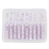 Silikon Kurt Yem - LRF Yem - 1g 52mm - Fishack Wormix - 10 Adet - White thumbnail 3