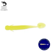 Silikon Kurt Yem - 1g 50mm - Fishack Wormix - 10 Adet - Fluo Green - UV Silikon thumbnail 1