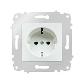 15 Adet Ovivo Grano Beyaz Topraklı Priz Çerçevesizdir thumbnail 2