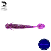 Silikon Kurt Yem - 1g 50mm - Fishack Wormix - 10 Adet - Purple - UV Silikon thumbnail 1