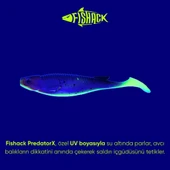 Silikon Sahte Balık - 10g 100mm - Fishack PredatorX - UV Boyalı - Blade thumbnail 3