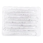 Silikon Sahte Kurt Yem - 2,2g 87mm - Fishack Wormix - Silver White thumbnail 3