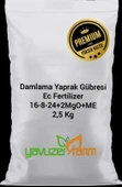 Damlama Yaprak Gübresi NPK Special 16.08.24 + 2 MgO+Me Ec Fertilizer Gübre 2,5 Kg thumbnail 1