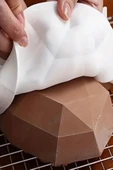 İronika Elmas Kalp Desen Kalın Silikon Kek Kalıbı Sevgili Kek Kalıbı - 2