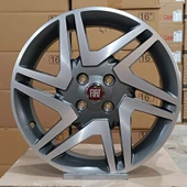 Sıfır OPAR 16 inç Fiorino, Doblo, Linea Gun Machined Jant Takımı - 6.0x16 4x98 ET45 58.1 - OEM: 55176165 - 1