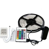 Mucit Home  Şerit Led 16 Renk Rgb Uzaktan Kumandalı 5 Metre Televizyon Arkası - 1