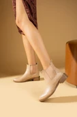 Pembe Potin Rahat Taban Lastikli Kadın Bot&Bootie 012-1020-22Cilt - 3
