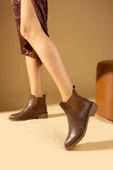 Pembe Potin Rahat Taban Lastikli Kadın Bot&Bootie 012-1020-22Cilt - 5