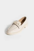 Pembe Potin Rahat Taban Toka Detaylı Loafer Kadın Ayakkabı 61-718-23 - 11