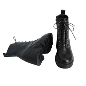 Pembe Potin Kaymaz Kalın Taban Sıcak Astar Fermuarlı Kadın Bot 012-970-23 thumbnail 11