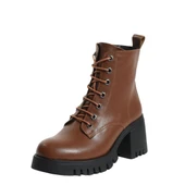 Pembe Potin Kaymaz Kalın Taban Sıcak Astar Fermuarlı Kadın Bot 012-970-23 thumbnail 8