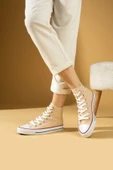 Pembe Potin Rahat Taban Cnvrs Kadın Sneaker 10-3030-22Keten - 12