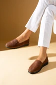 Pembe Potin Comfort Taban İç Astar Deri Kadın Ayakkabı 43-5566-23 - 6