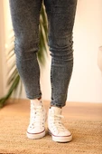 Pembe Potin All Star Rahat Kadın Rahat Bot A3030-20Beyaz thumbnail 3