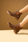 Pembe Potin Rahat Taban Lastikli Kadın Bot&Bootie 012-1020-22Cilt - 2