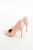 Pembe Potin Kadın Klasik Topuk Stiletto A1770-17 Pembe - 2