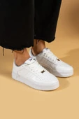Pembe Potin Bağcıklı Comfort Taban Şeritli Kadın Sneaker 001-1005-24 - 4