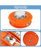 Otomatik Sarım Misina Başlık + Yedek Kare Misina 3.5 MM 40 Metre Çim Kesici Takım thumbnail 6