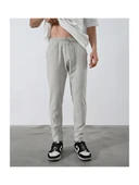 Marrakeşh Erkek Fitilli Jogger Alt Eşofman-Gri - 1
