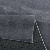 Yumuşak Peluş Halı – Kaymaz Tabanlı, Yıkanabilir, Modern Dokulu Halı - 5