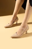 Pembe Potin Kadeh Topuklu Jurdan Taban Kadın Stiletto 009-2924-24 thumbnail 4