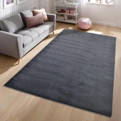 Yumuşak Peluş Halı – Kaymaz Tabanlı, Yıkanabilir, Modern Dokulu Halı - 1