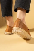 Pembe Potin Hakiki Deri Hafif Comfort Taban Lazer Kesim Kadın Spor Ayakkabı 59-390-25 - 11