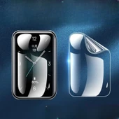 Xiaomi Smart Band 10 Uyumlu  3 Adet Şeffaf Ultra koruyucu Nano Jelatin thumbnail 5