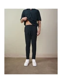 Marrakeşh Erkek Fitilli Jogger Alt Eşofman -Petrol - 1