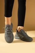 Pembe Potin Bağcıklı Triko Rahat Taban Kadın Sneakers 001-0022-24Z - 12