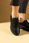Pembe Potin Bağcıklı Rahat Taban Kadın Sneaker 59-685-25 - 6