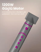 Mieco Aria 8 in 1  Uyumlu  Saç Kurutma ve Şekillendirme Seti - Pink - 6