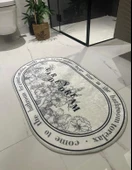 Garden Dream Yazılı Banyo Paspası - 1