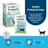 OneVet Probiyotik Saşe Kediler Için Sindirim Ve Bağışıklık Sistemi Destekleyici Toz Şase 7x1 gr - 3