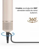Mieco Aria 8 in 1  Uyumlu  Saç Kurutma ve Şekillendirme Seti - Pink - 10
