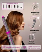 Mieco Aria 8 in 1  Uyumlu  Saç Kurutma ve Şekillendirme Seti - Pink - 1